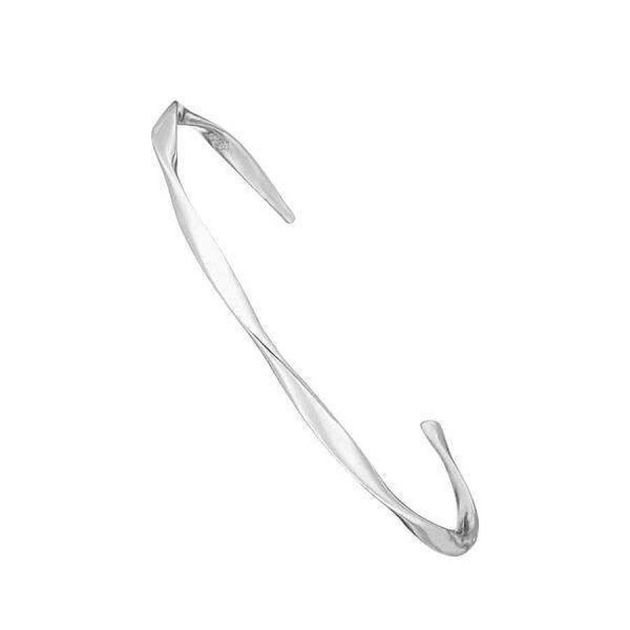 Silberschmuck Leaf Schmuck | Armreif Twist, 925 Sterlingsilber