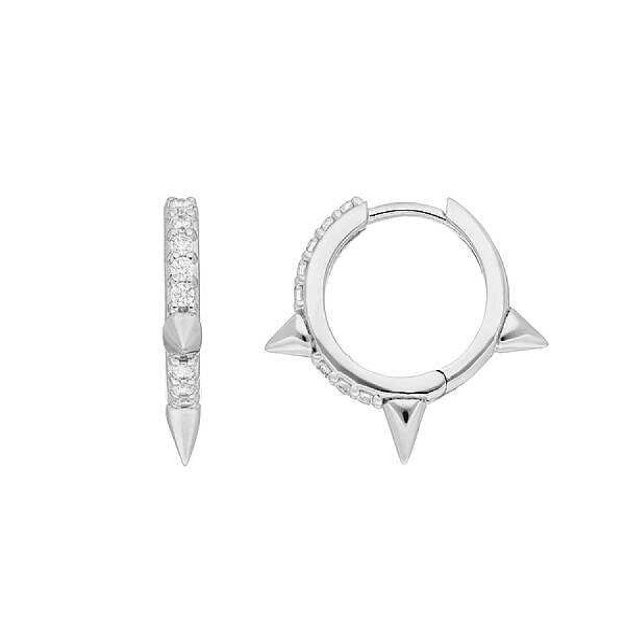 Silberschmuck Leaf Schmuck | Creole Triple Stud, 925 Sterlingsilber