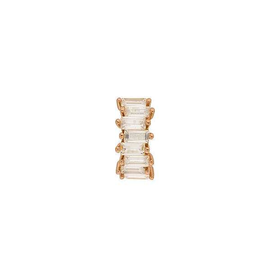 Silberschmuck Leaf Schmuck | Silber Earcuff, Ice Cube, Rosegold