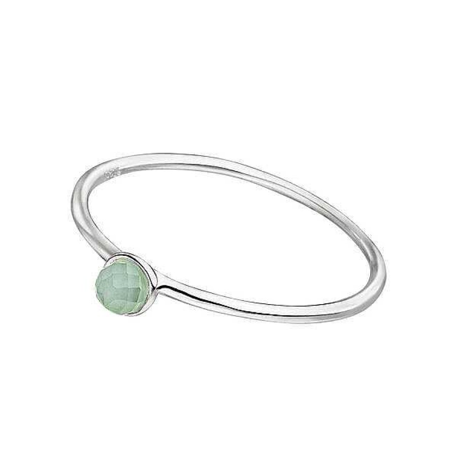 Silberschmuck Leaf Schmuck | Stacking Ring, Aqua Calzedon, 3Mm, 925 Sterlingsilber