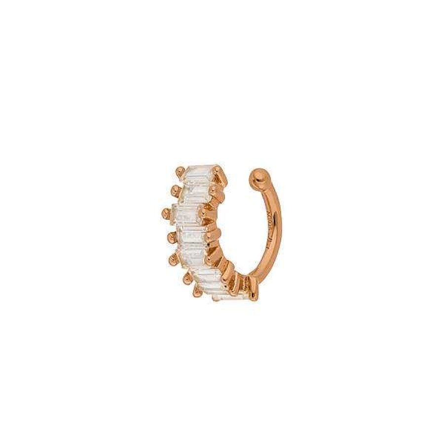 Silberschmuck Leaf Schmuck | Silber Earcuff, Ice Cube, Rosegold