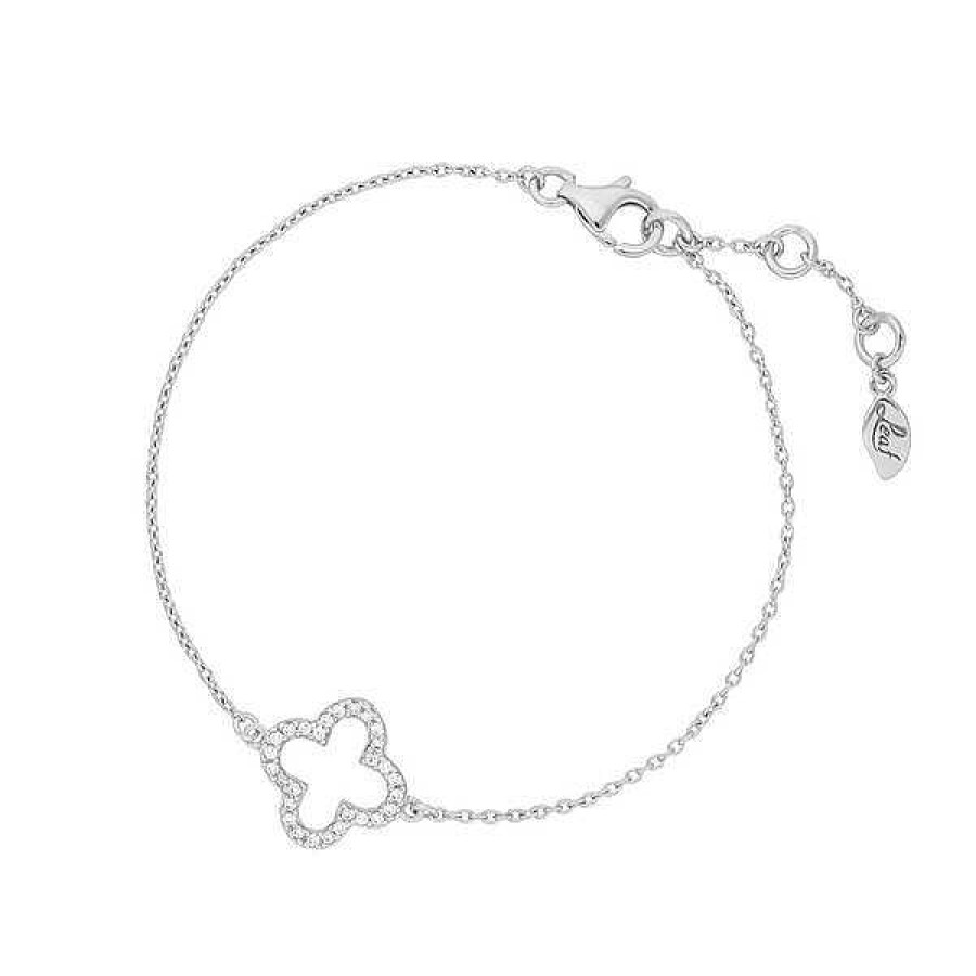 Silberschmuck Leaf Schmuck | Armband Kleeblatt, 925 Sterlingsilber