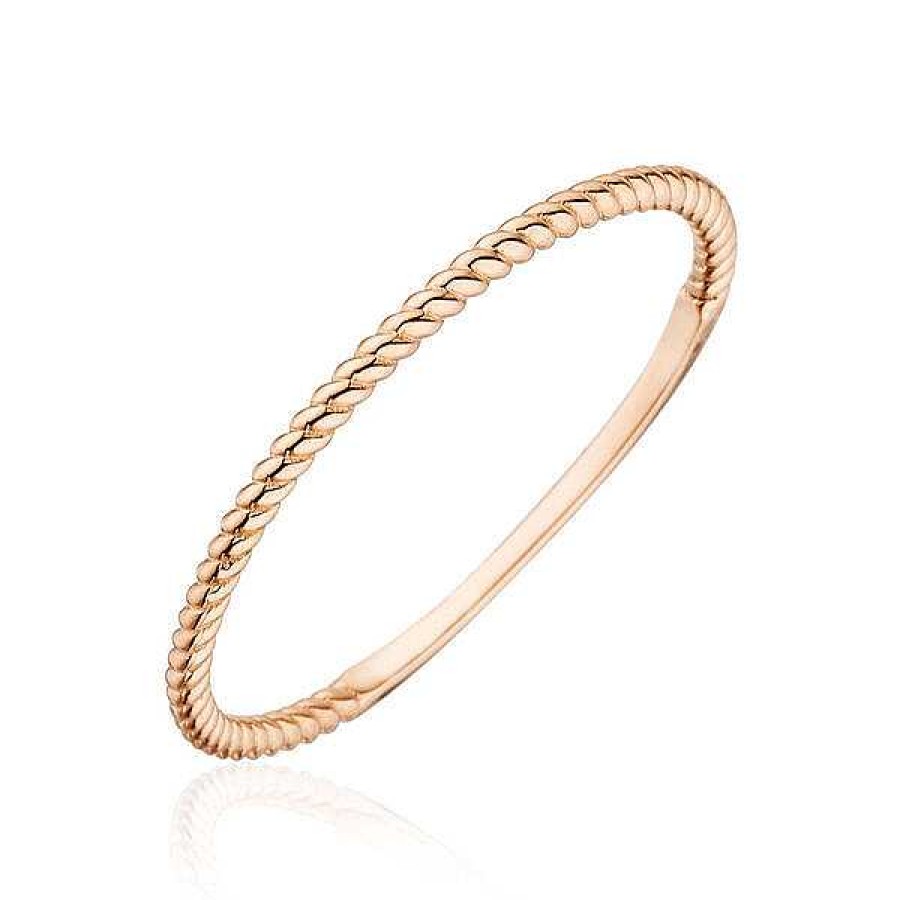 Goldschmuck Leaf Schmuck | Ring Twist, 18 K Ros Gold