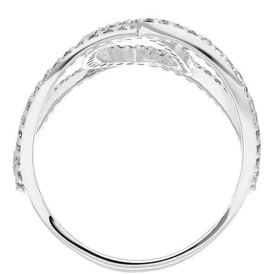 Silberschmuck Leaf Schmuck | Silber Double C Ring