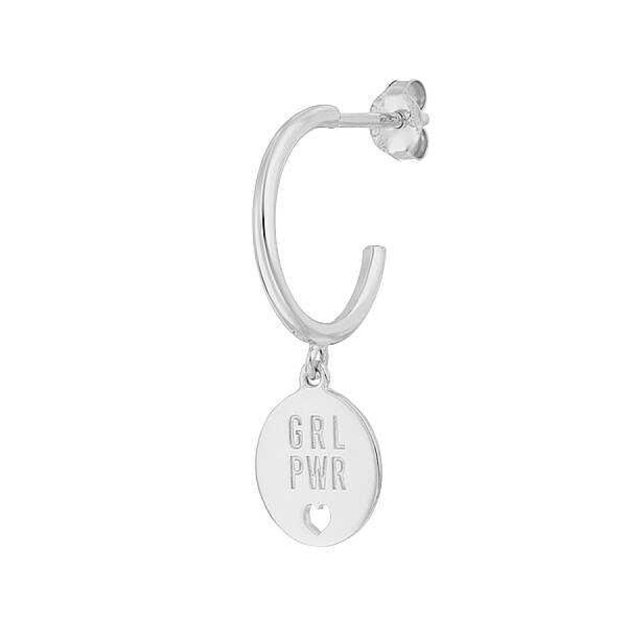 Silberschmuck Leaf Schmuck | Charity Single-Creole Grl Pwr, Silber