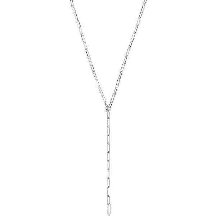 Silberschmuck Leaf Schmuck | Y-Halskette Square, 52Cm, 925 Sterlingsilber