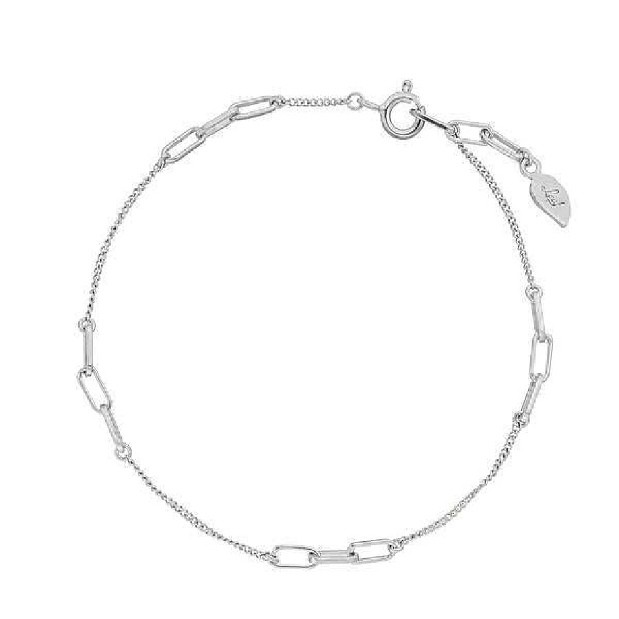 Silberschmuck Leaf Schmuck | Silber Armkette, Cube Ii