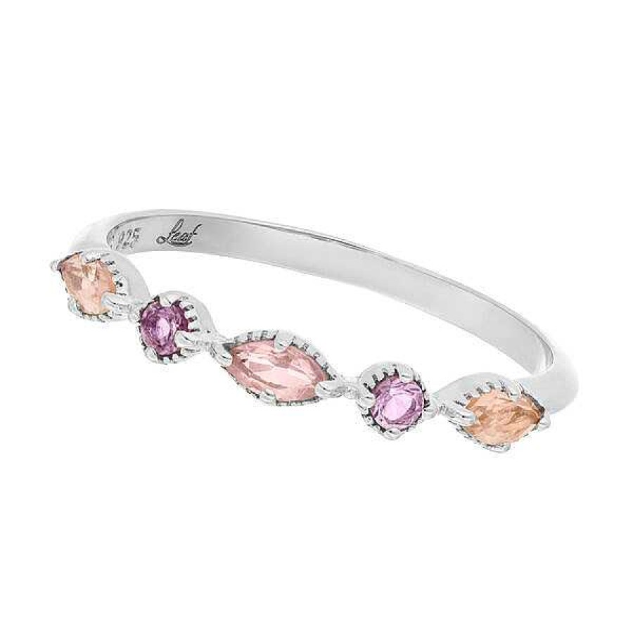 Silberschmuck Leaf Schmuck | Silber Ring, Oval Gems, Rosenquarz