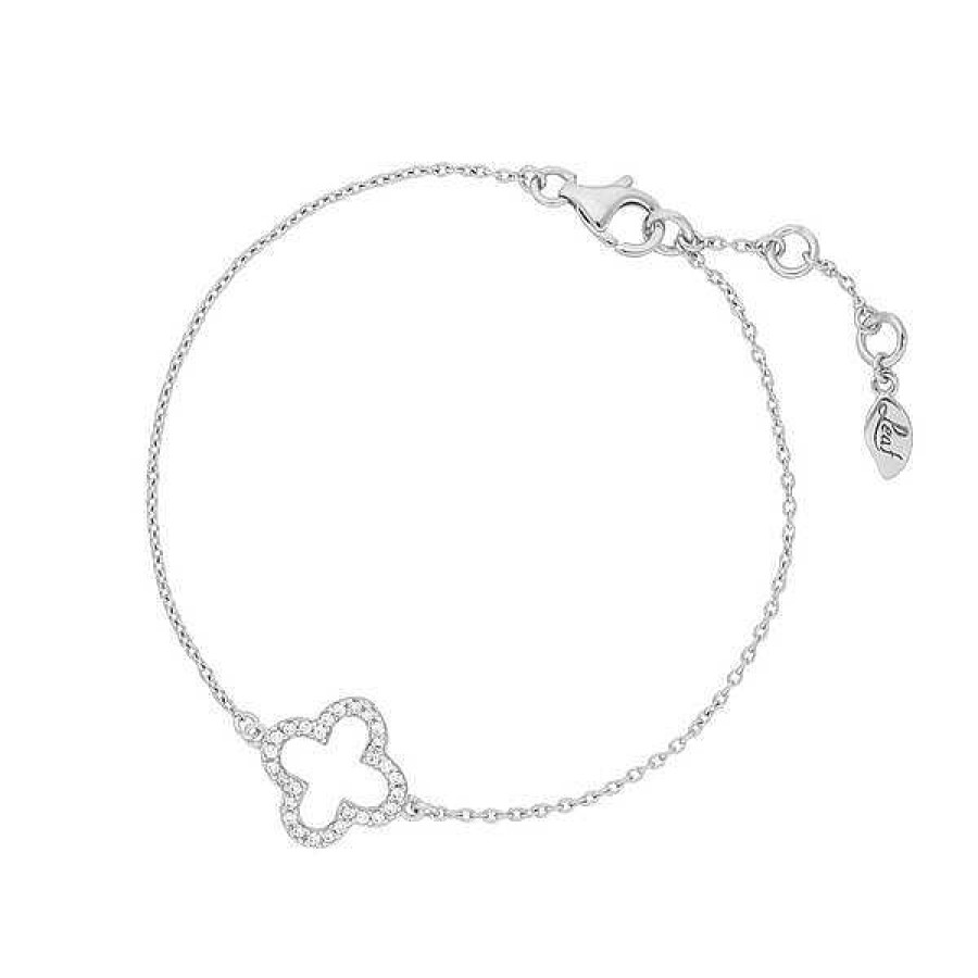 Silberschmuck Leaf Schmuck | Armband Kleeblatt, 925 Sterlingsilber