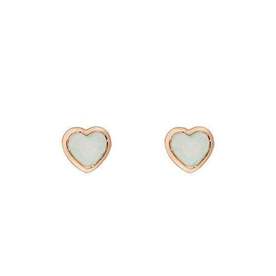 Silberschmuck Leaf Schmuck | Ohrstecker Valentine, Rosegold